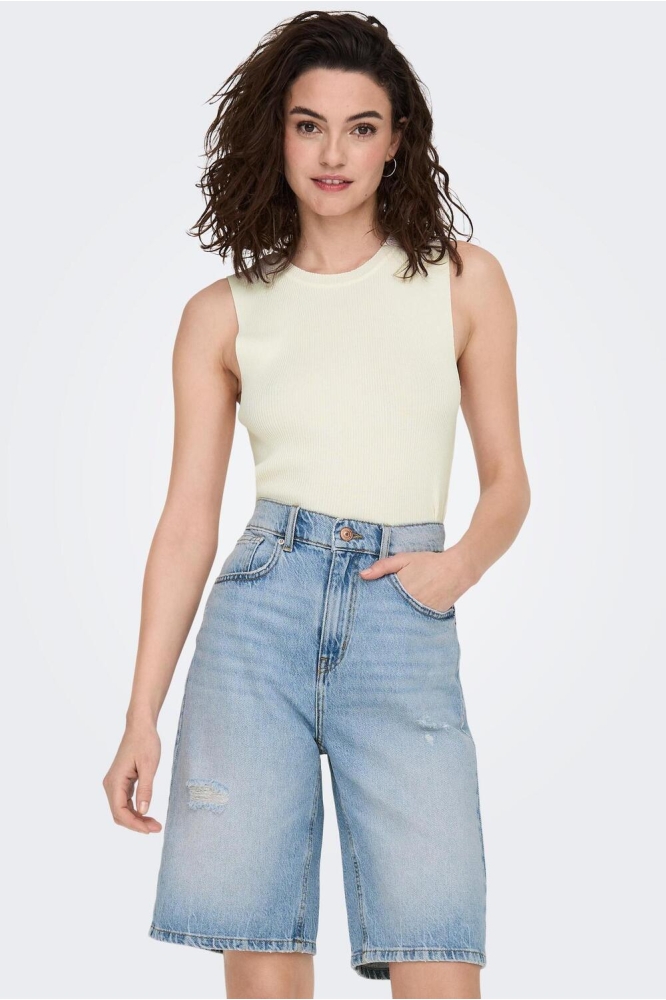 ONLMAJLI S/L TOP KNT NOOS 15255533 CLOUD DANCER